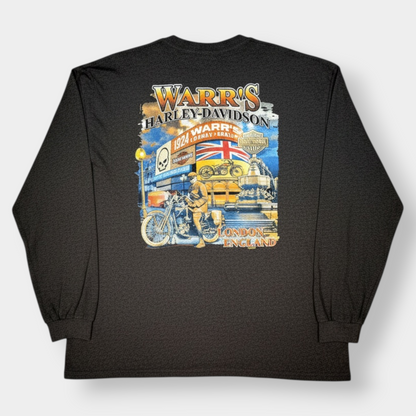 HARLEY DAVIDSON | 2013 WARR'S LONDON LONG SLEEVE GRAPHIC TEE (XXL)