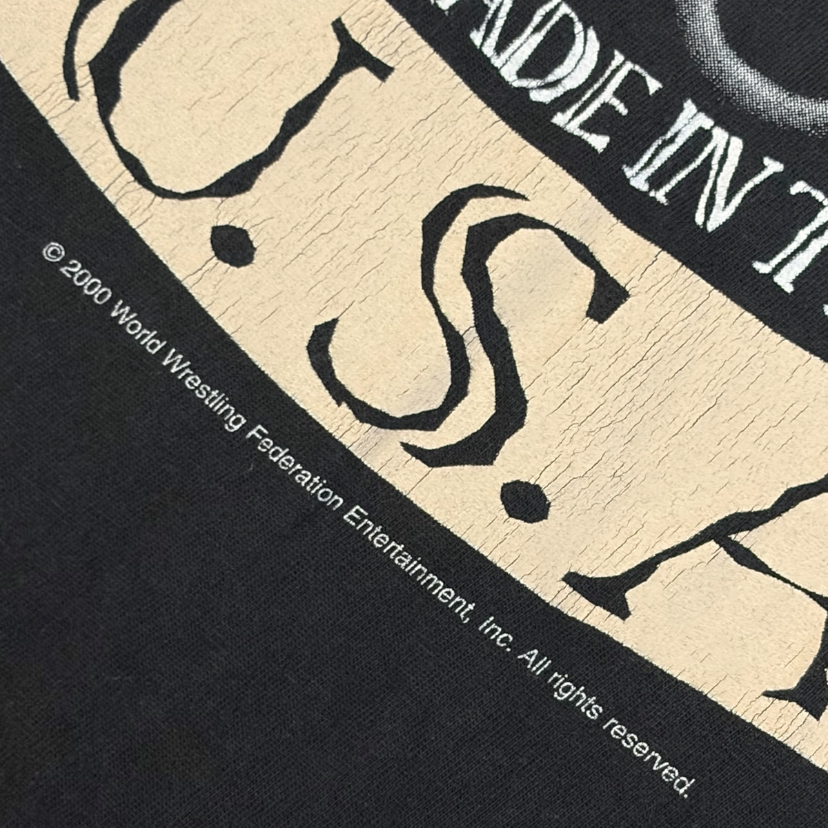 WWF | THE UNDERTAKER 2000 AMERICAN BADASS WRESTLING TEE (L)