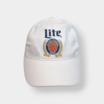 MILLER LITE | WHITE AMERICAN VINTAGE BASEBALL CAP