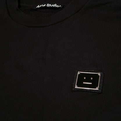 ACNE STUDIOS BLACK CREW NECK SWEATSHIRT (M)