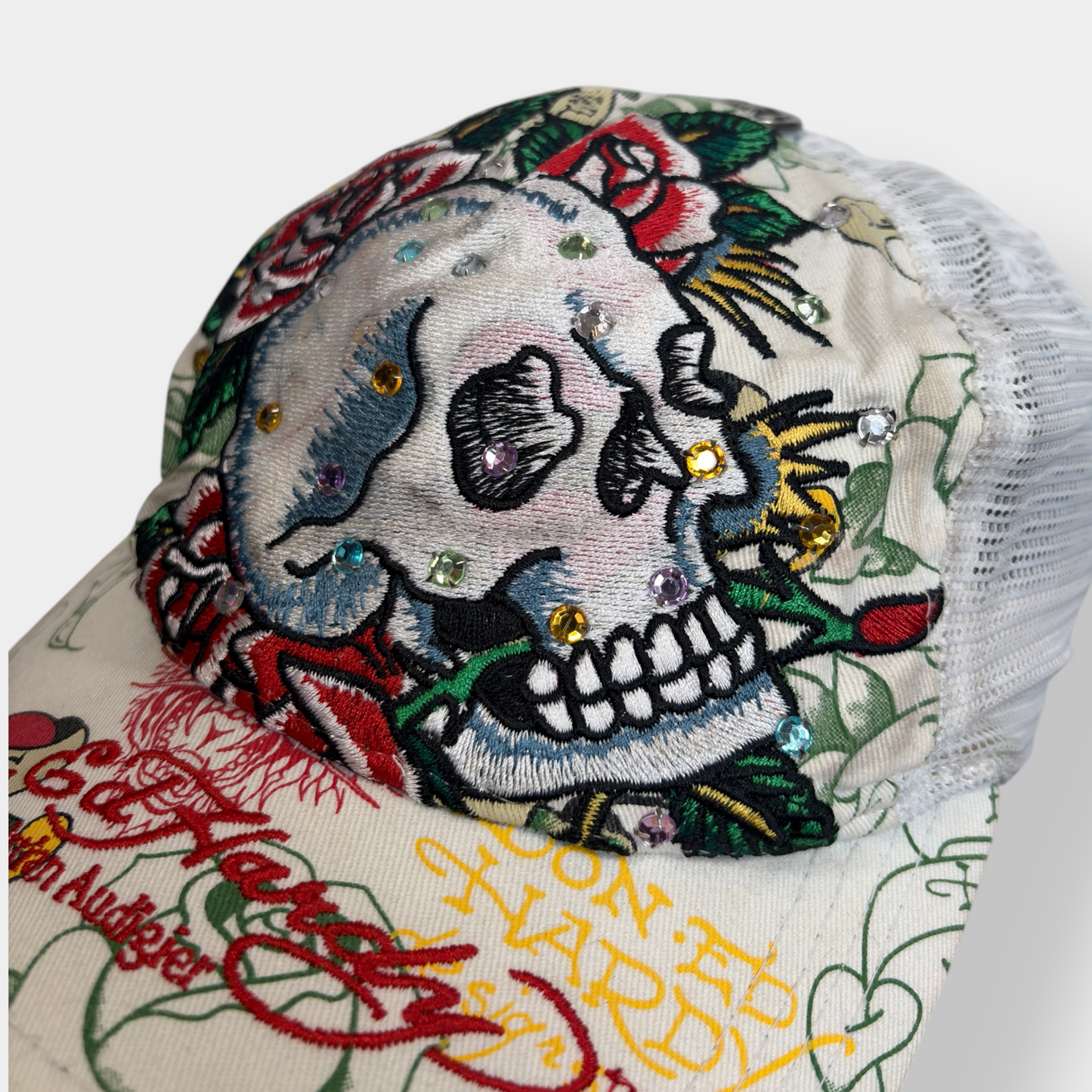 ED HARDY | Y2K VINTAGE MESH TRUCKER CAP