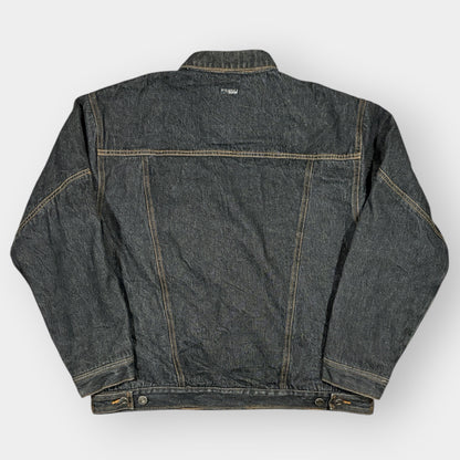 FUBU | 1990s VINTAGE DENIM HIP-HOP JACKET (XL)