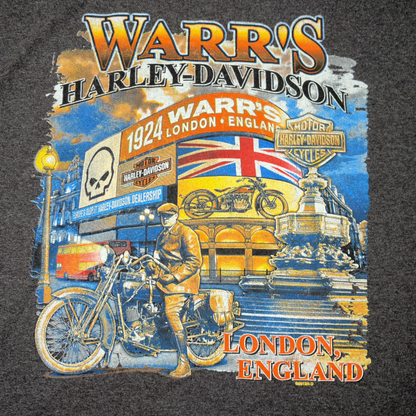 HARLEY DAVIDSON | 2013 WARR'S LONDON LONG SLEEVE GRAPHIC TEE (XXL)