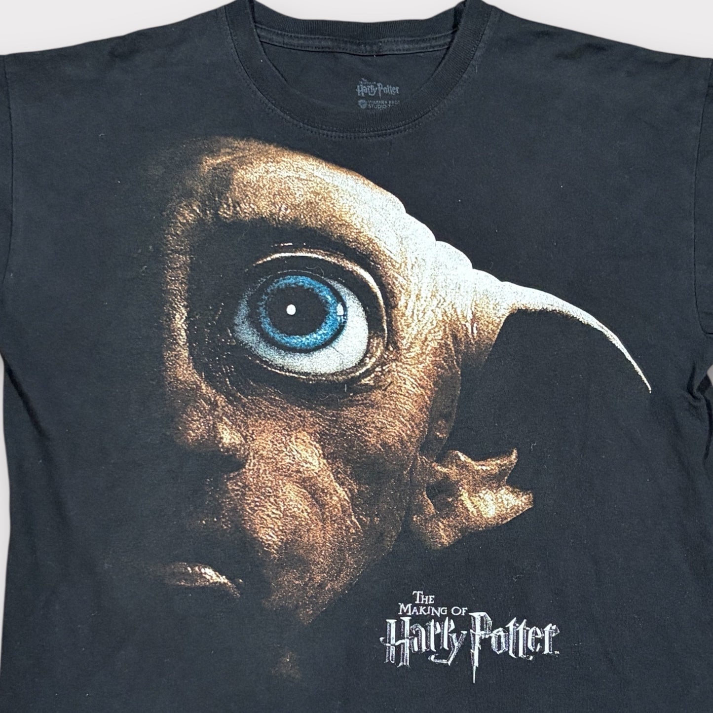 VINTAGE MAKING OF HARRY POTTER DOBBY THE HOUSE ELF TEE (M)
