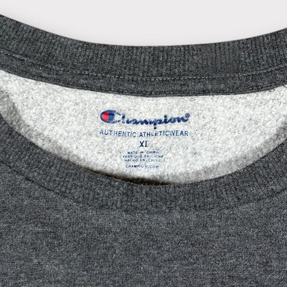 CHAMPION EMBROIDERED SPELLOUT SWEATSHIRT (XL)