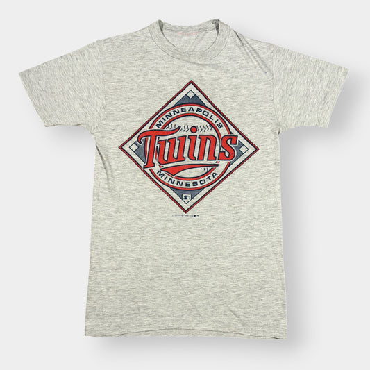 MLB x MINNESOTA TWINS | 1988 GREY SINGLE STITCH VINTAGE GRAPHIC TEE (S)