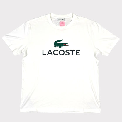 LACOSTE 2010s SPELLOUT T SHIRT (XL)