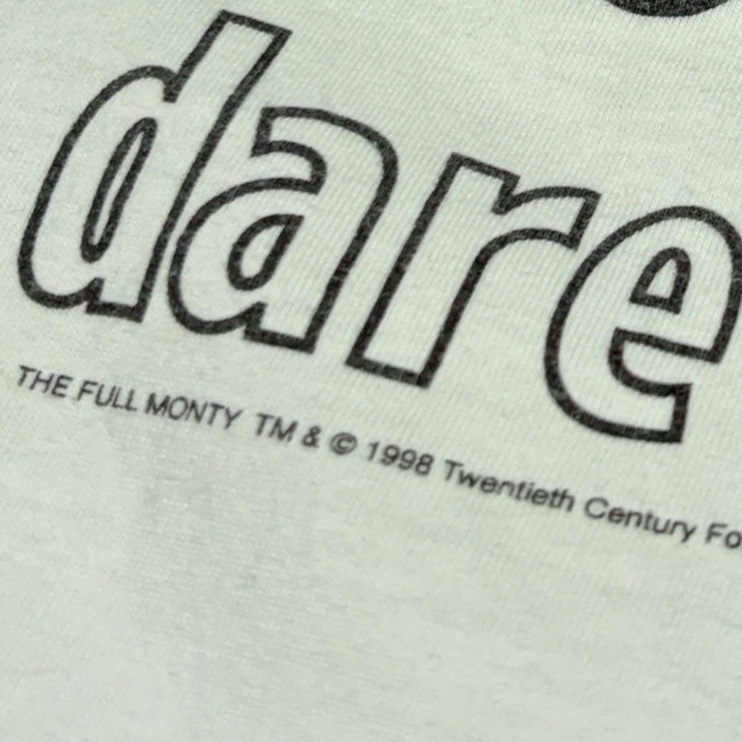 FULL MONTY | 1998 GREY SINGLE STITCH MOVIE PROMO TEE (M)