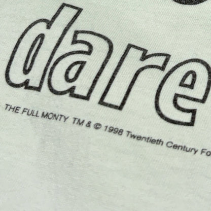 FULL MONTY | 1998 GREY SINGLE STITCH MOVIE PROMO TEE (M)