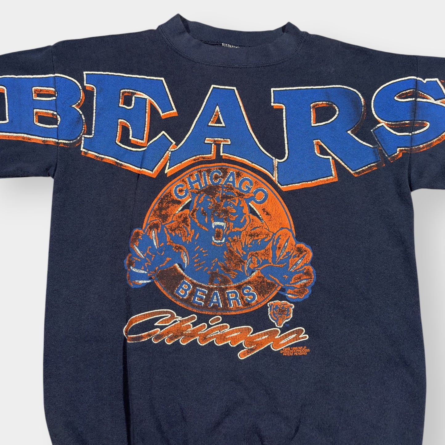 NFL x CHICAGO BEARS | NAVY BLUE 90s VINTAGE GRAPHIC SWEATSHIRT (S)