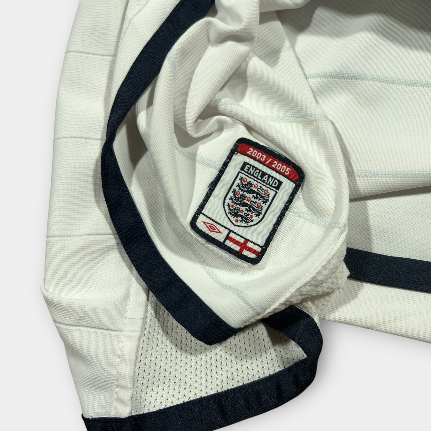 UMBRO | 2003-05 ENGLAND LONG SLEEVE HOME JERSEY (L)