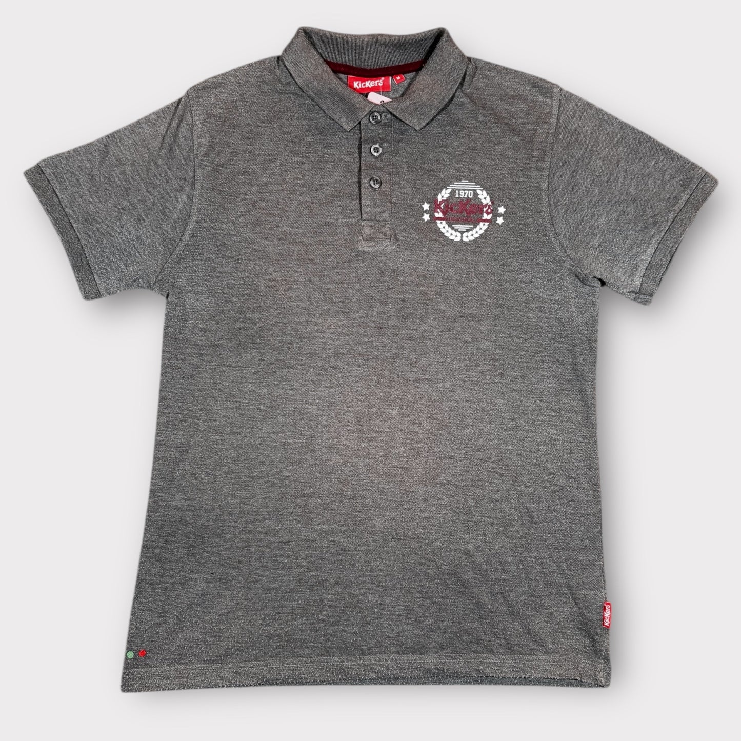 KICKERS | 2000s VINTAGE POLO SHIRT (M)