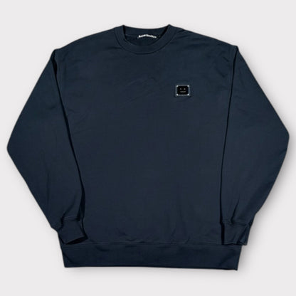 ACNE STUDIOS BLACK CREW NECK SWEATSHIRT (M)