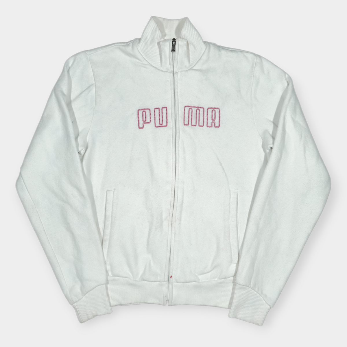 PUMA | Y2K EMBROIDERED ZIP UP TRACK JACKET (S)