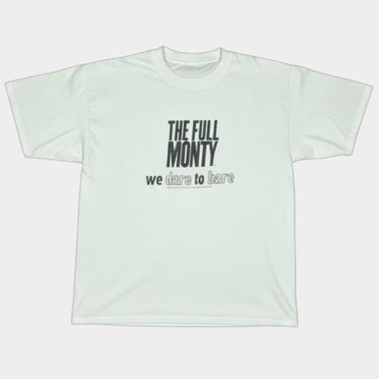 FULL MONTY | 1998 GREY SINGLE STITCH MOVIE PROMO TEE (M)