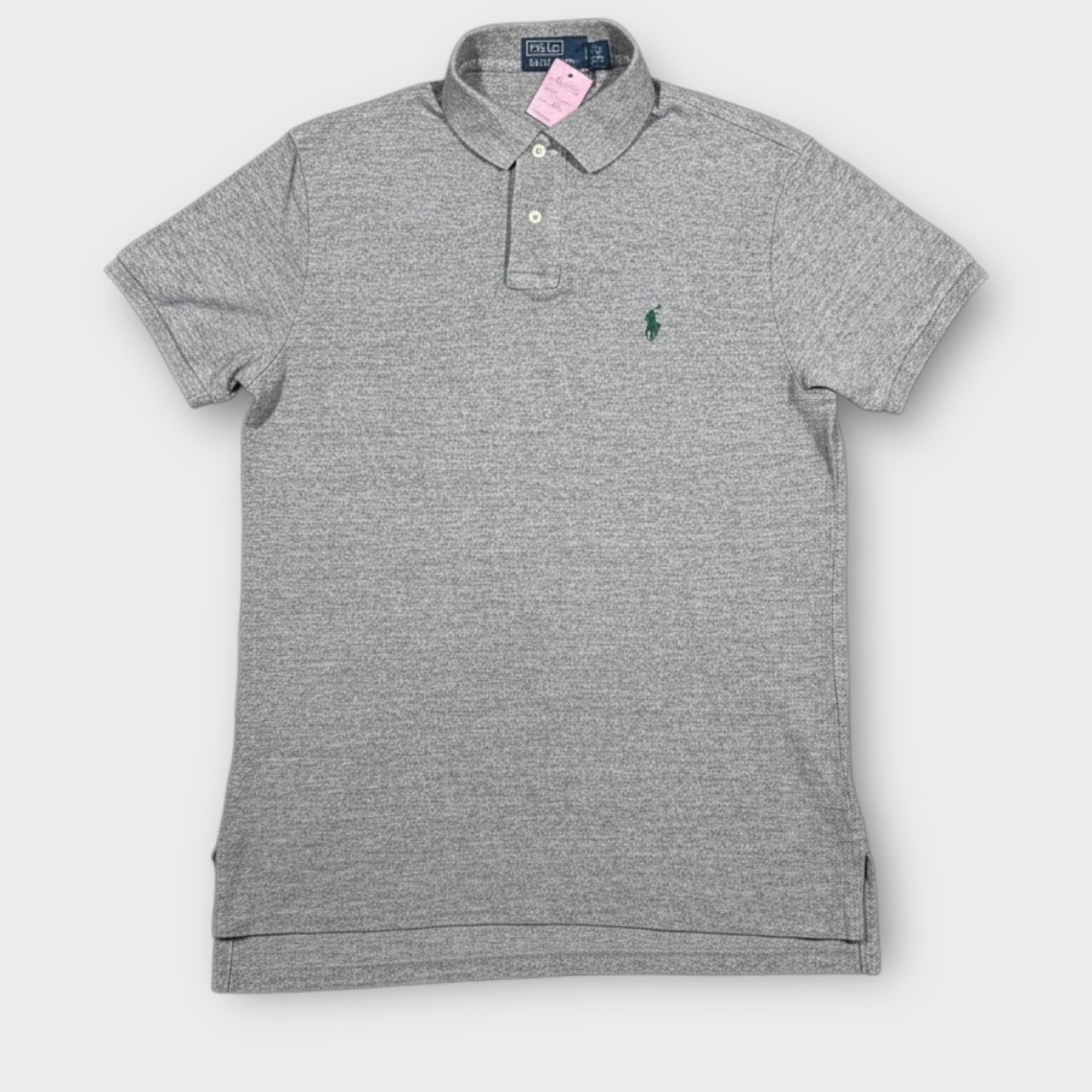 RALPH LAUREN GREY POLO SHIRT (M)