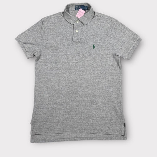 RALPH LAUREN GREY POLO SHIRT (M)