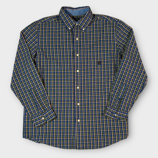 RALPH LAUREN CHAPS 90s VINTAGE PLAID SHIRT (L)