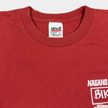 ANVIL | 1998 SINGLE STITCH BIKER GRAPHIC TEE (L)