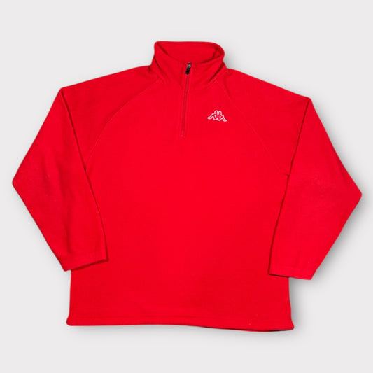 KAPPA VINTAGE 1/4 ZIP SWEATSHIRT (L)