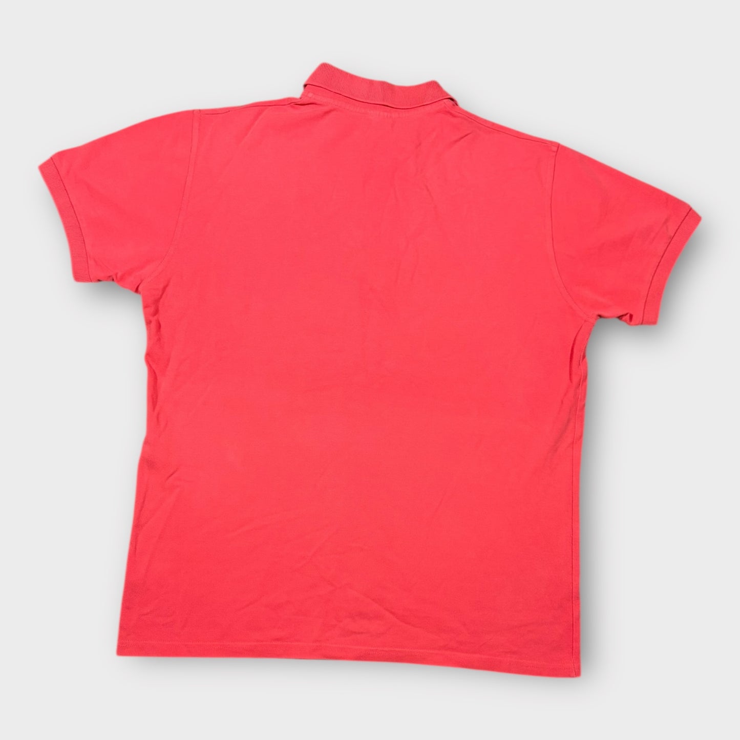 LACOSTE 90s VINTAGE CORAL POLO SHIRT (L)