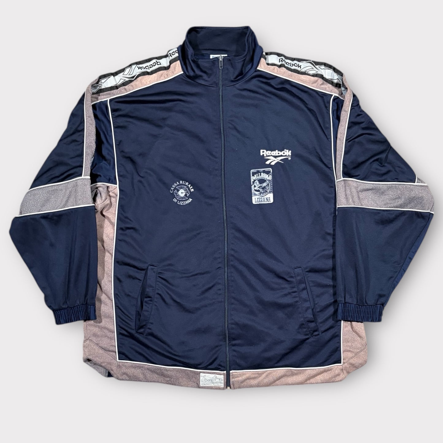 REEBOK 90s VINTAGE ITALIAN TRACK JACKET (XL)