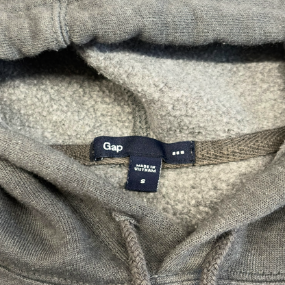 GAP | 00s USA EMBROIDERED GREY HOODIE (S)