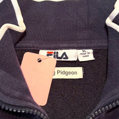 FILA | QUARTER ZIP EMBROIDERED SWEATSHIRT (XL)