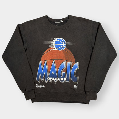 NBA x ORLANDO MAGIC | ON CONTACT 1990s VINTAGE GREY GRAPHIC SWEATSHIRT (XS)