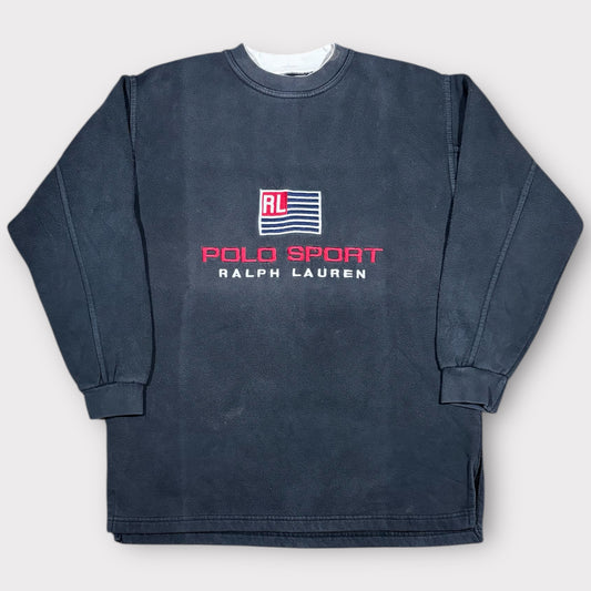 RALPH LAUREN POLO SPORT 1990s SWEATSHIRT (M)