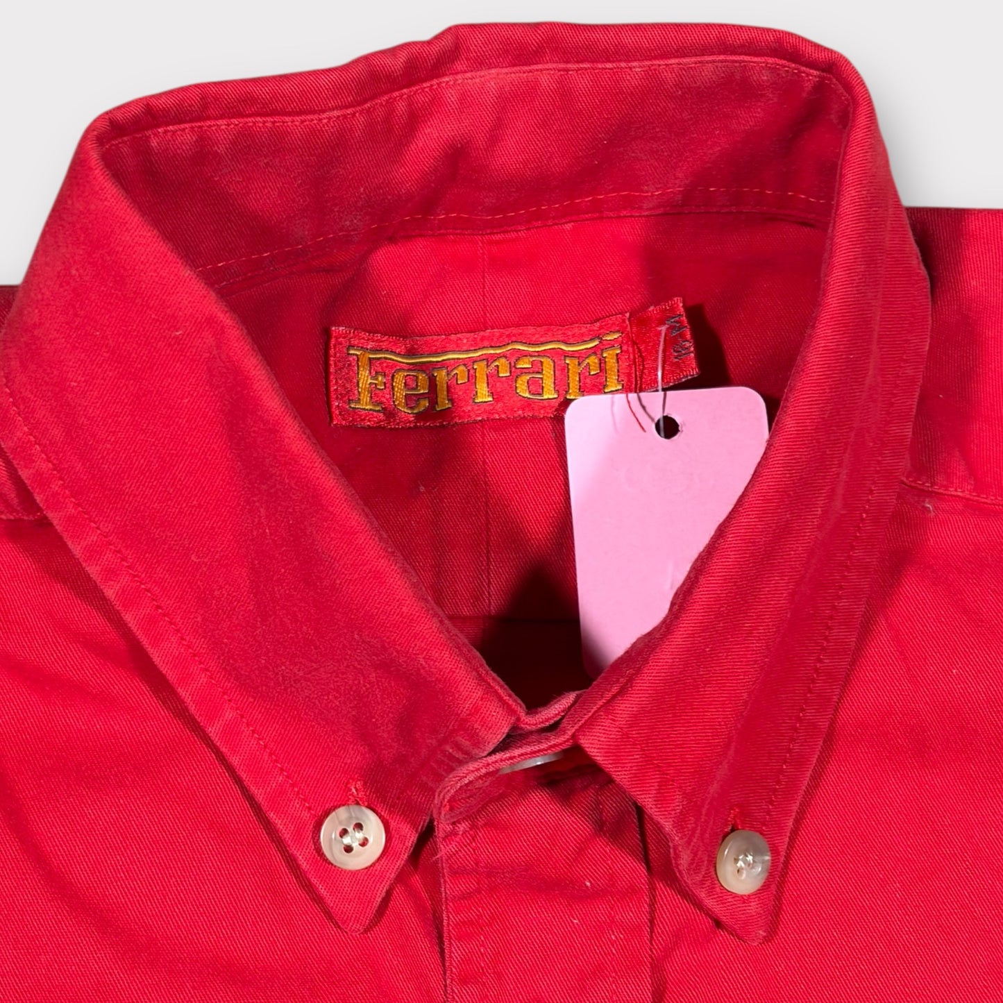 FERRARI 1990s VINTAGE RACING SHIRT (L)