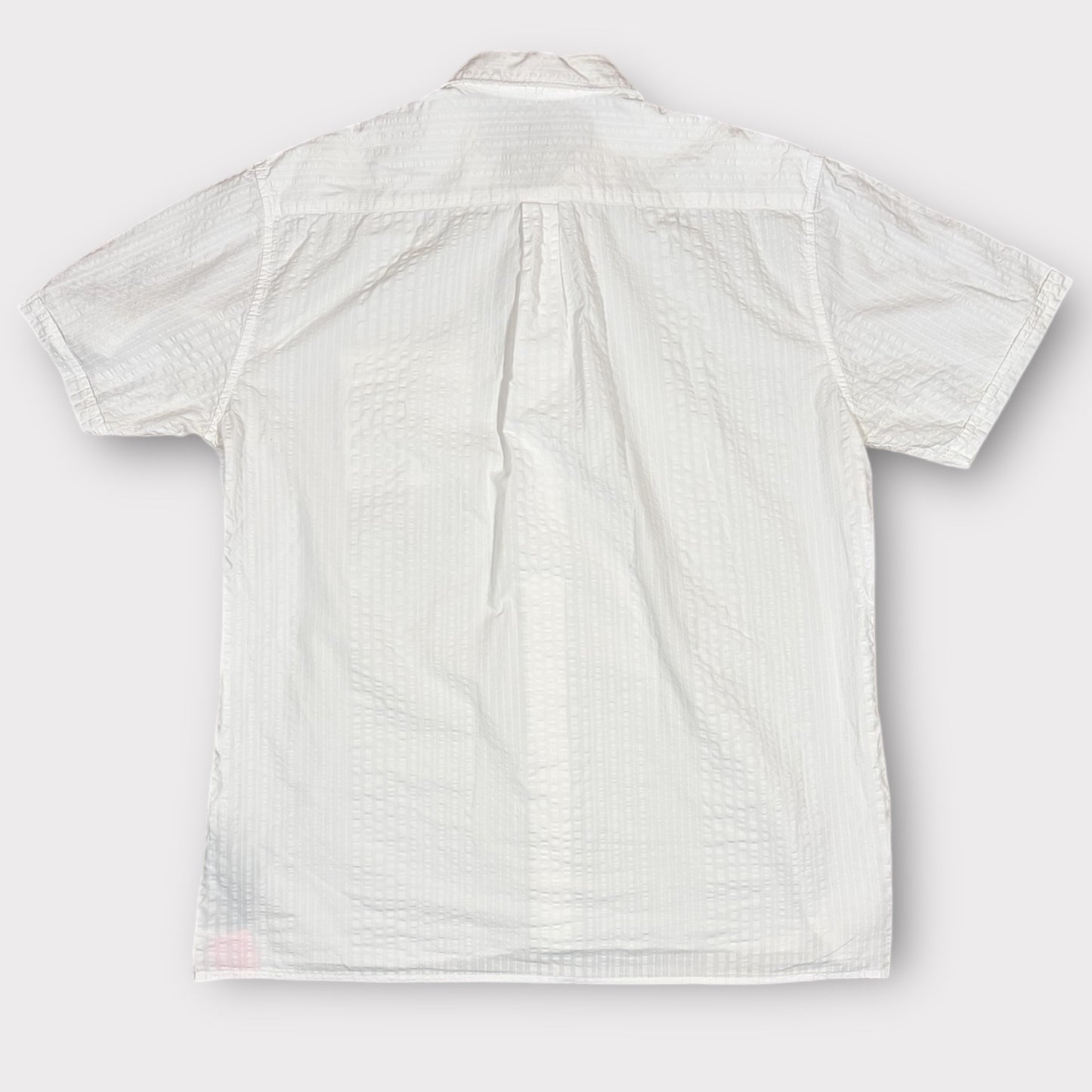 BARBOUR SHORT SLEEVE LINEN SHIRT (L)