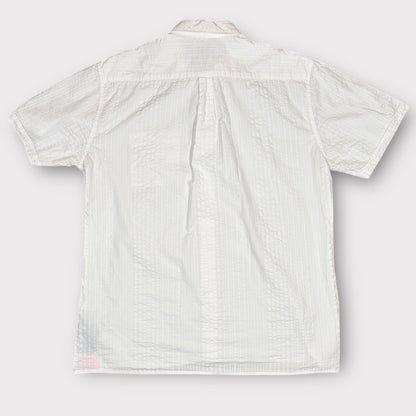 BARBOUR SHORT SLEEVE LINEN SHIRT (L)