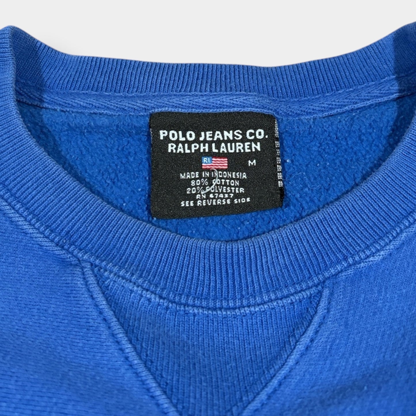 RALPH LAUREN | POLO JEANS EMBROIDERED SWEATSHIRT (M)
