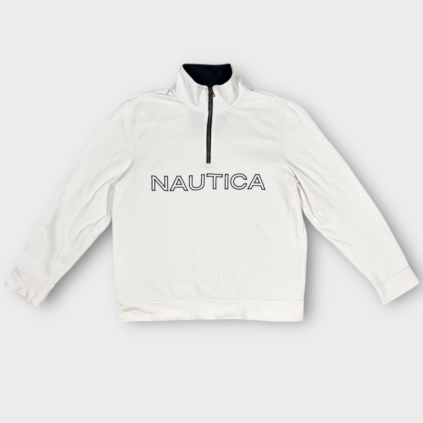 NAUTICA 00s SPELLOUT QUARTER ZIP (M)