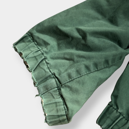 CHAPS RALPH LAUREN | 1990s VINTAGE GREEN BOMBER JACKET (L)