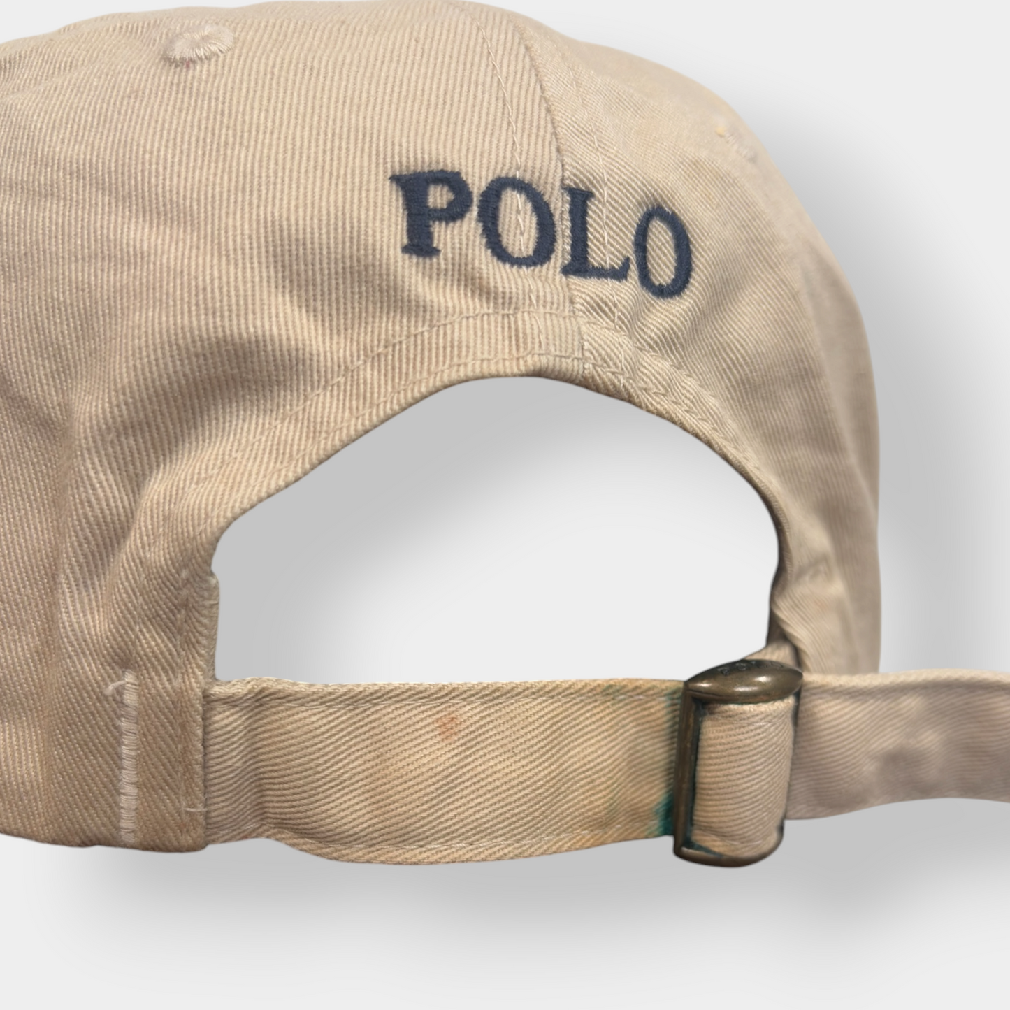 RALPH LAUREN POLO | ICONIC PONY LOGO BASEBALL CAP IN BEIGE