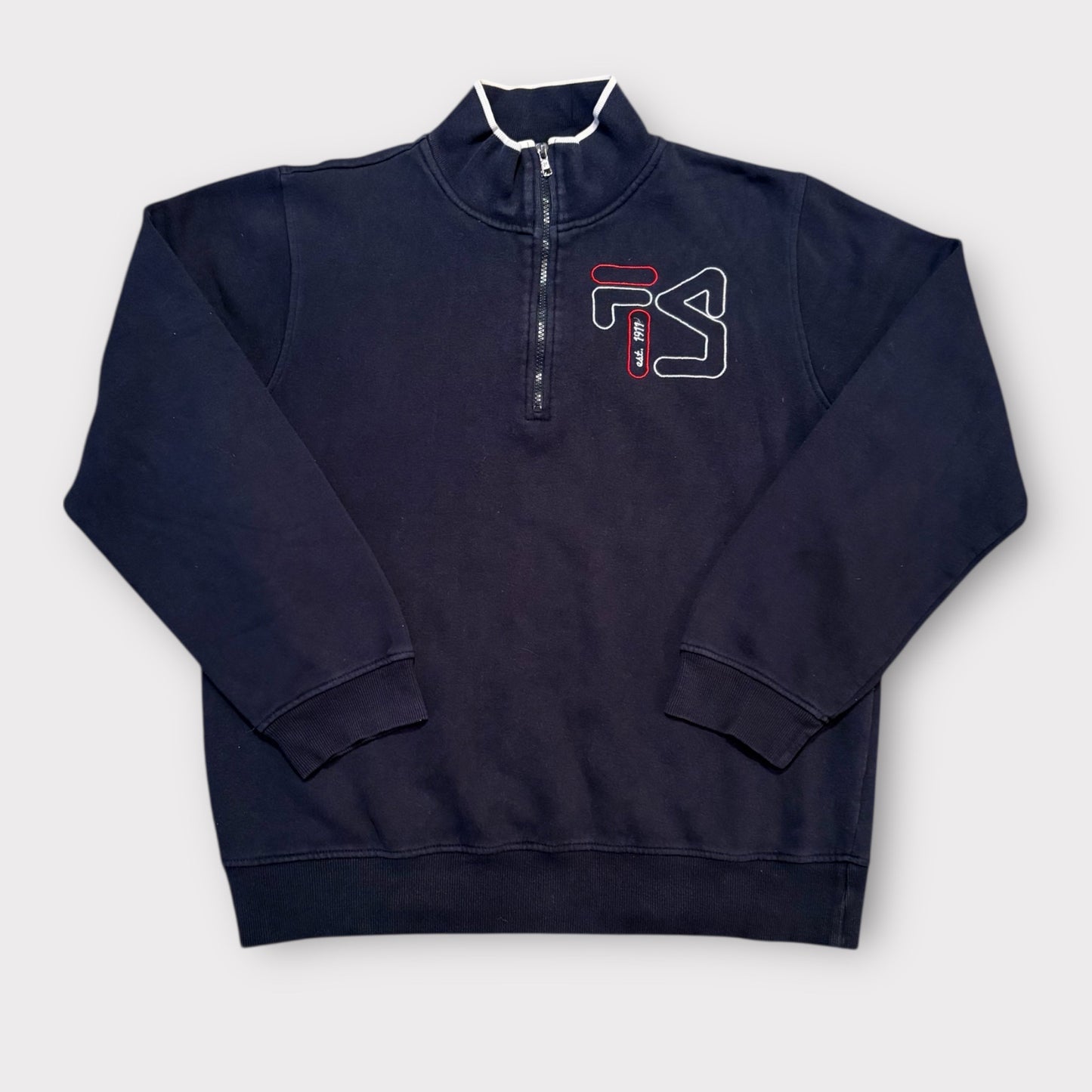 FILA | QUARTER ZIP EMBROIDERED SWEATSHIRT (XL)