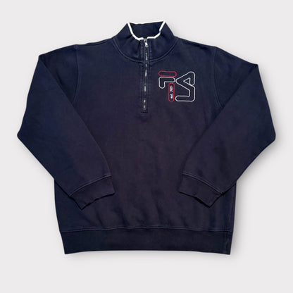 FILA | QUARTER ZIP EMBROIDERED SWEATSHIRT (XL)