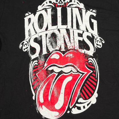 THE ROLLING STONES GRAPHIC BAND TEE (L)