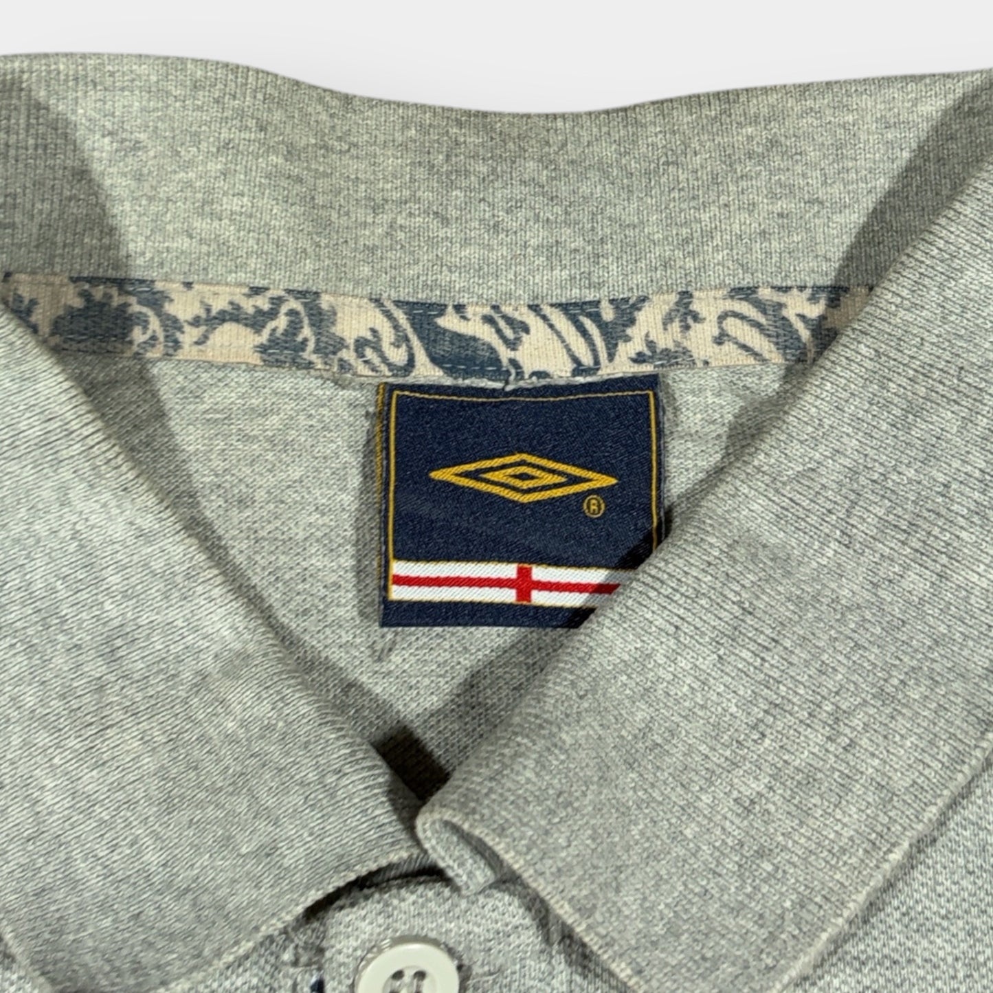 UMBRO | 2000s ENGLAND TRAINING POLO SHIRT (L)