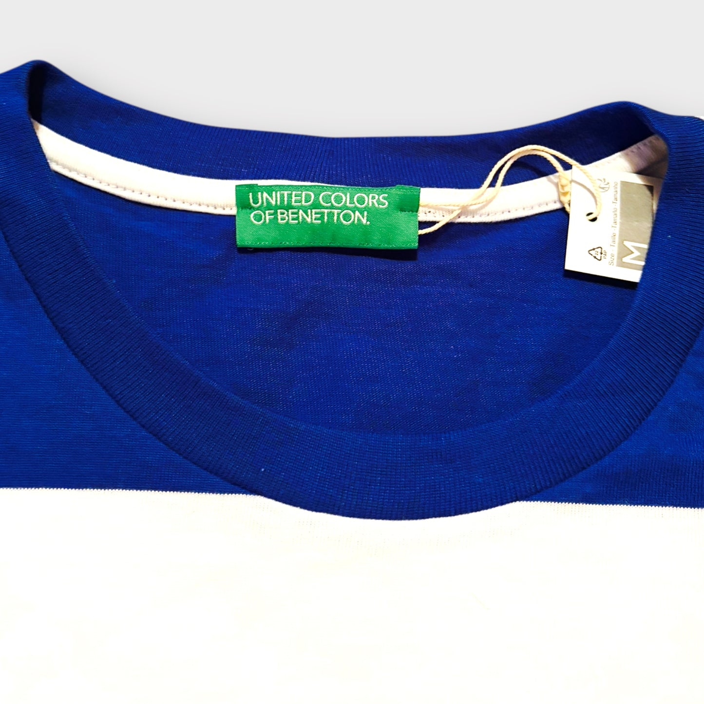 BENETTON | STRIPED T SHIRT (M)