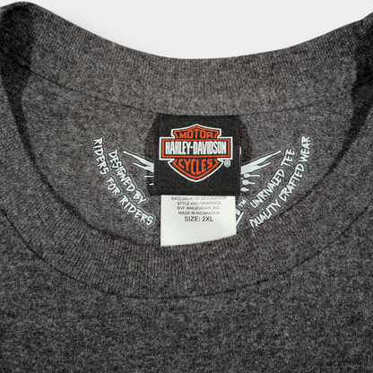 HARLEY DAVIDSON | 2013 WARR'S LONDON LONG SLEEVE GRAPHIC TEE (XXL)