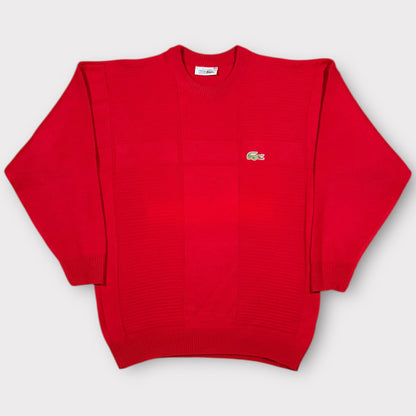 LACOSTE CHEMISE 90s VINTAGE KNIT JUMPER (M)