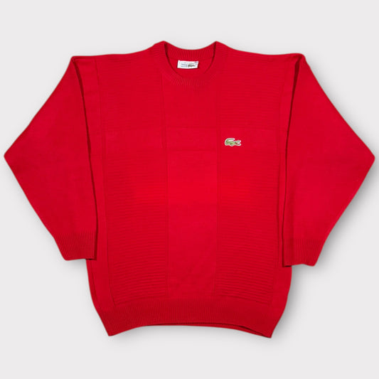 LACOSTE CHEMISE 90s VINTAGE KNIT JUMPER (M)