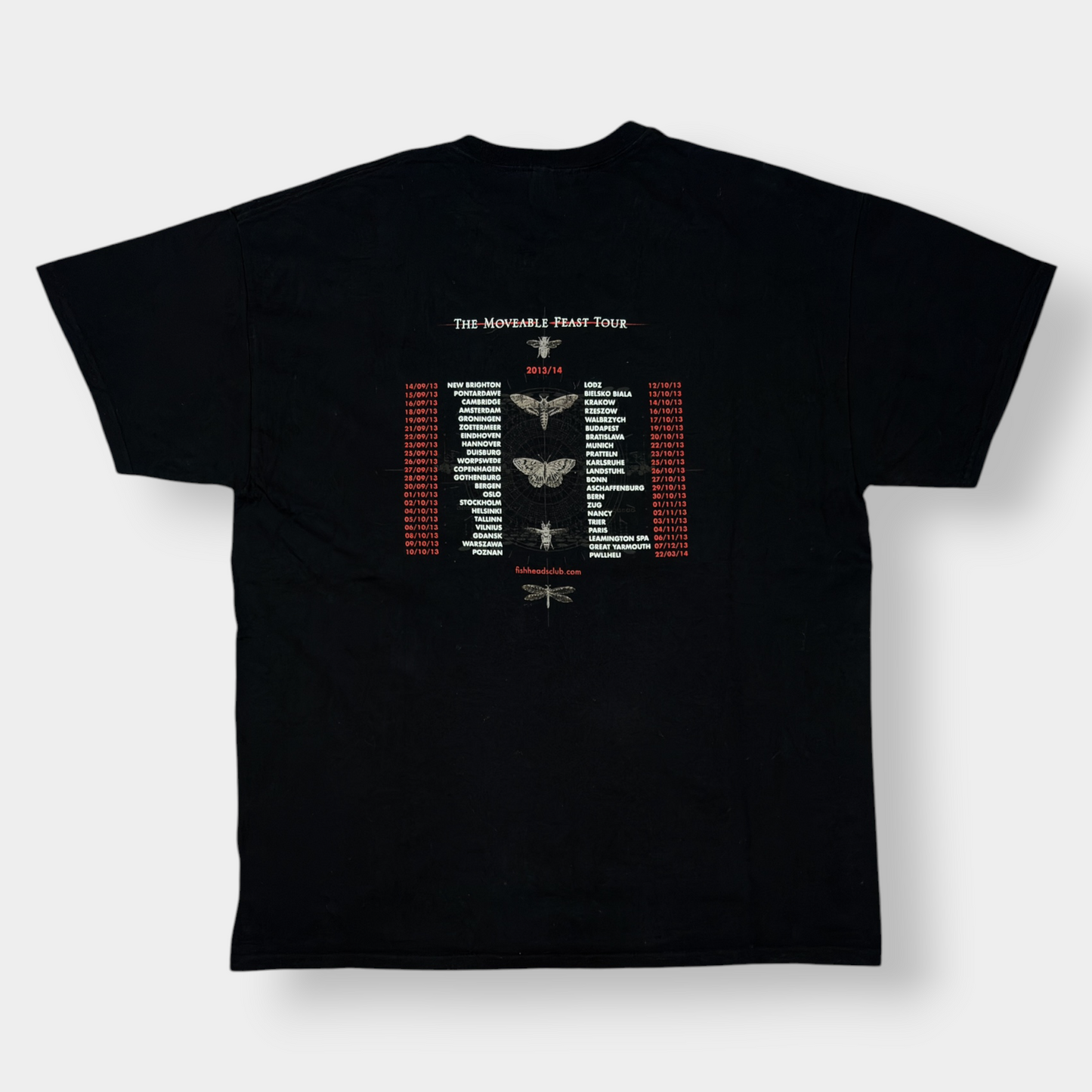FISH - THE MOVEABLE FEAST 2013/14 TOUR TEE (XL)