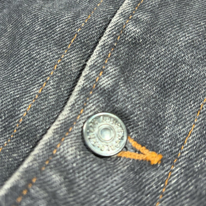 RALPH LAUREN | RARE 1980s BLACK DENIM JACKET (L)