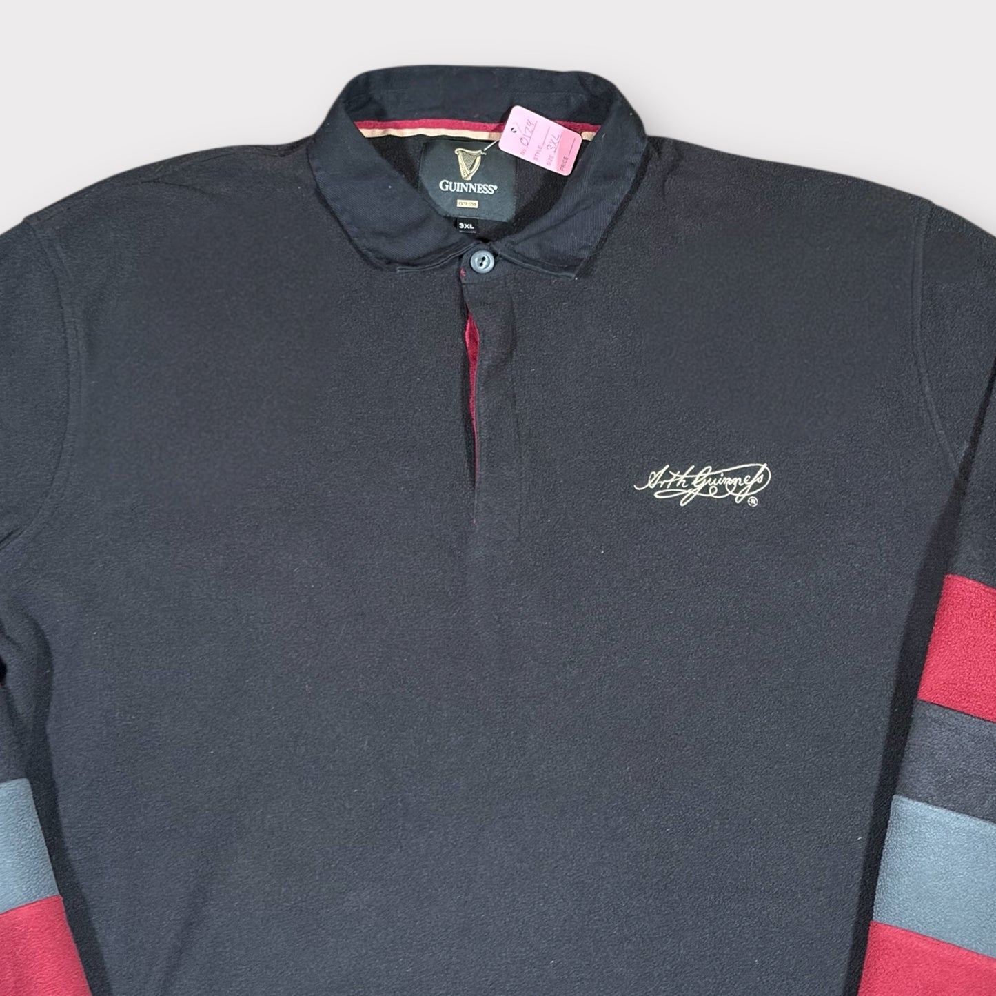 GUINNESS FLEECED RUGBY SHIRT (3XL)