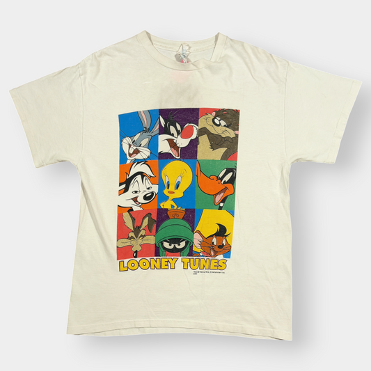 LOONEY TUNES | VINTAGE WHITE GRAPHIC PRINT TEE (M)