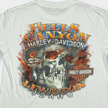 HARLEY DAVIDSON | 2013 WHITE HELL'S CANYON GRAPHIC TEE (S)